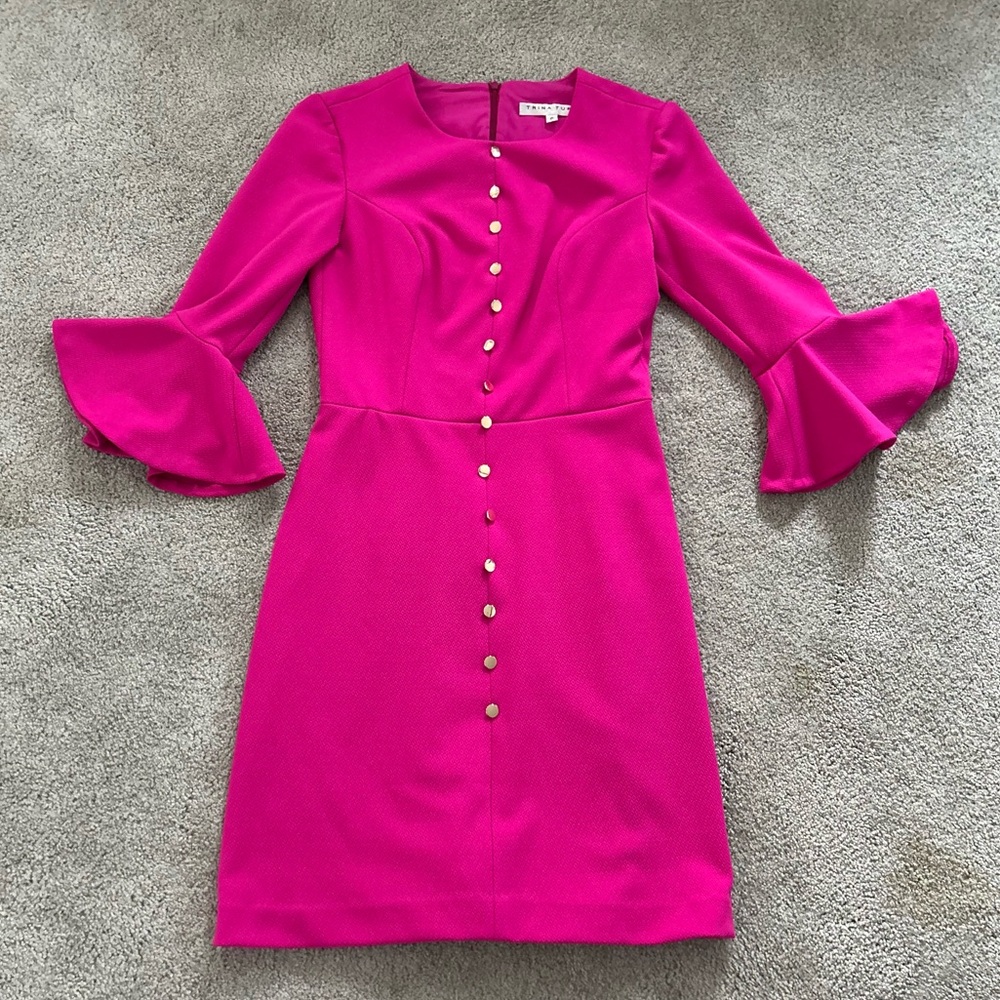 Trina Turk Pink Button-Down Dress